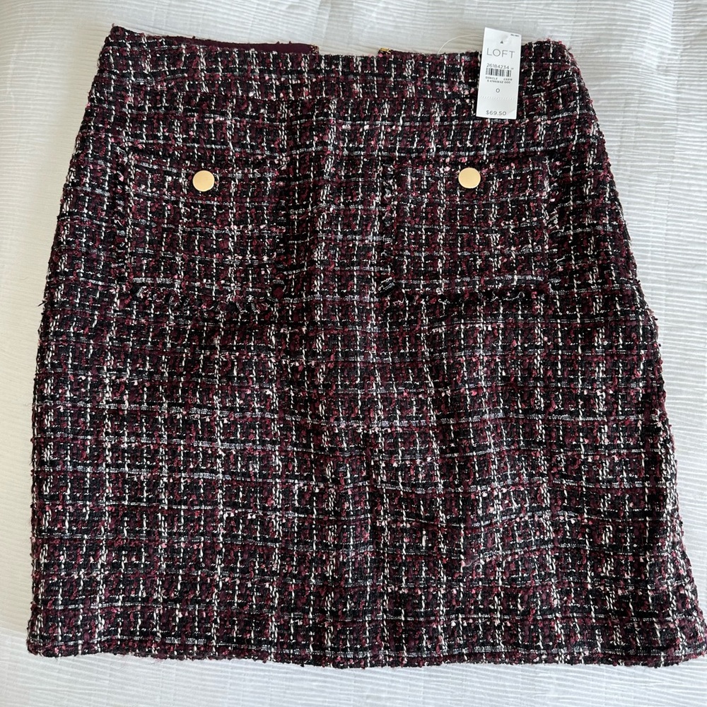 LOFT Tweed Skirt